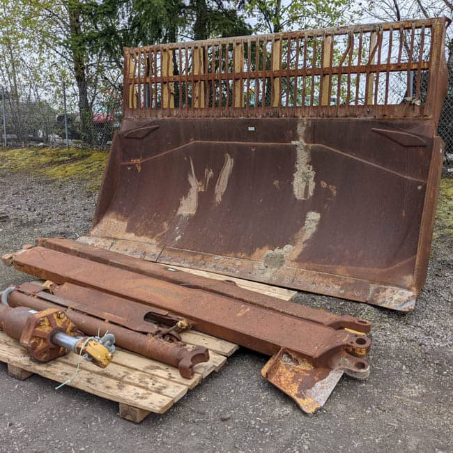 HOJA DE excavadora usada en buen estado - 9 SU DOZER 39-0116